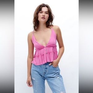 pacsun babydoll top